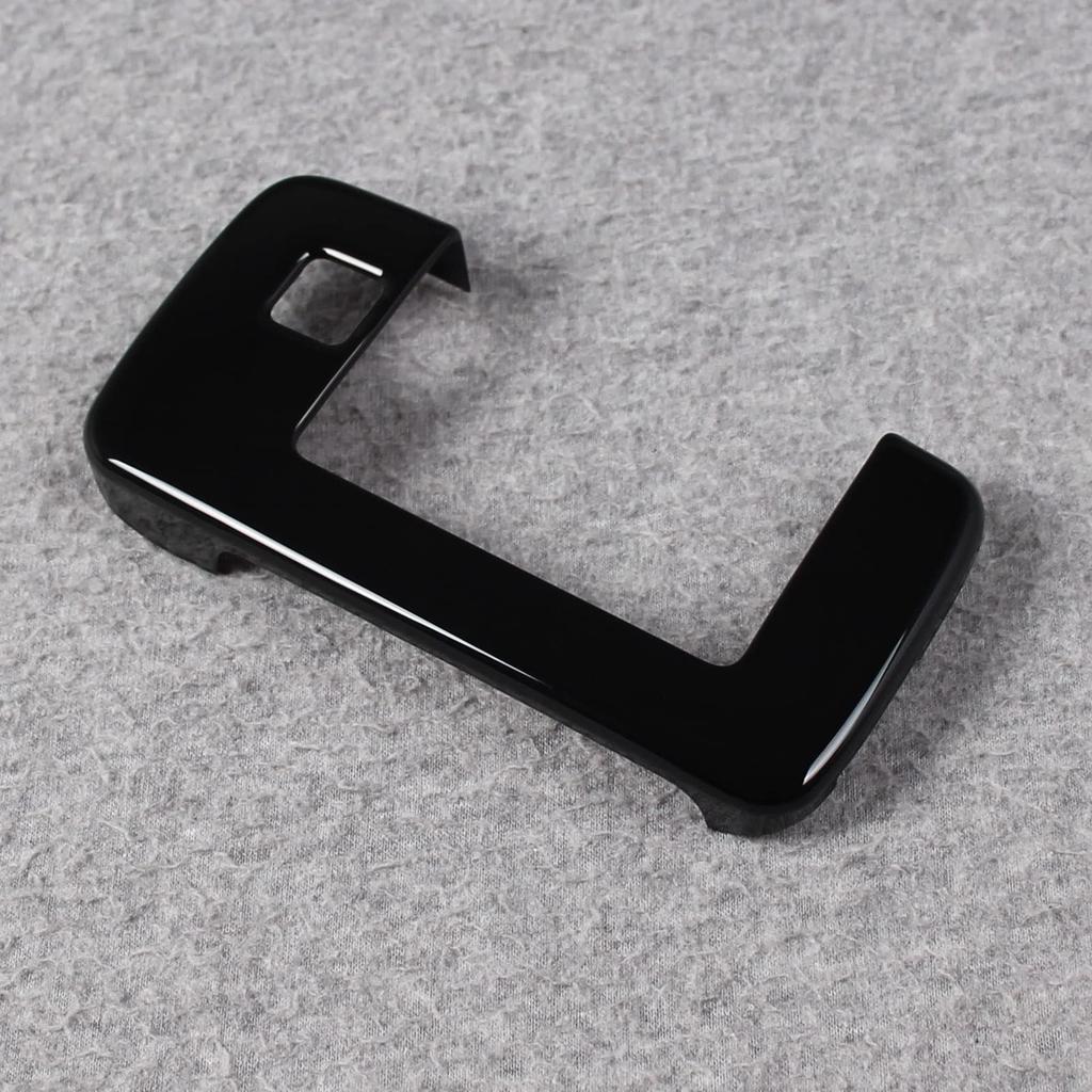 RUIQ Exterior Door Handle Piano Full Designed for the New Daihatsu Atrai S700V and S710V Smart Key Entry Button Covers, Black, Coverage, (Includes