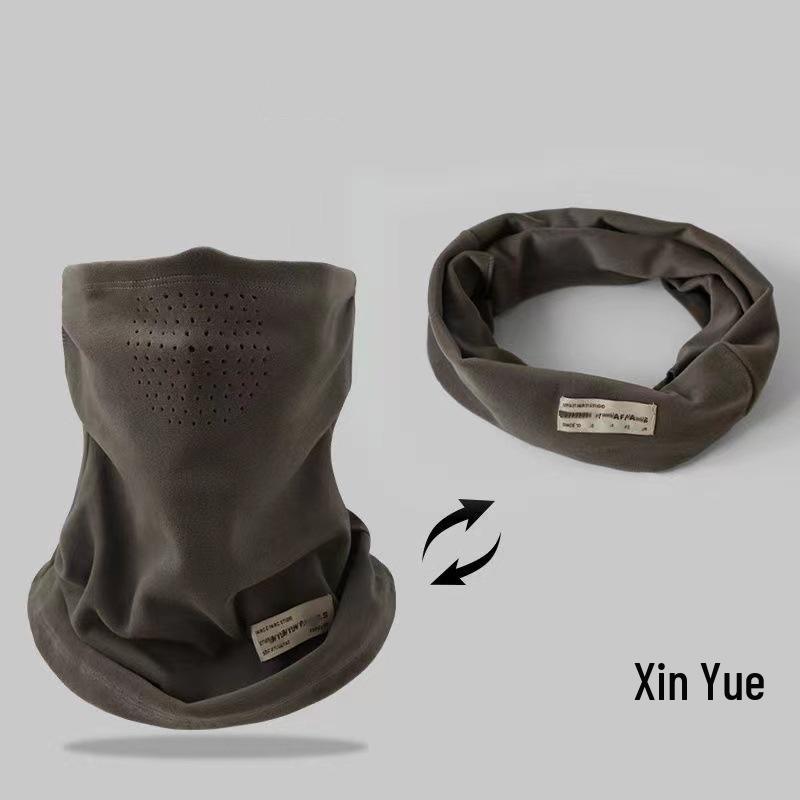 Warm & Cold-Proof Neck Gaiter Mask for Cycling & Outdoor Sports - Solid Color