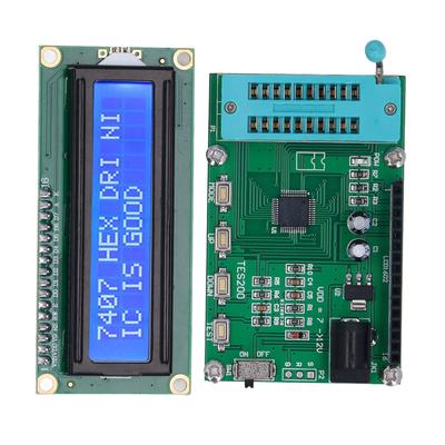 TES200 7‑12VDC Integrated Circuit Meter LED Display Quick Response IC Tester for 74 40 Series