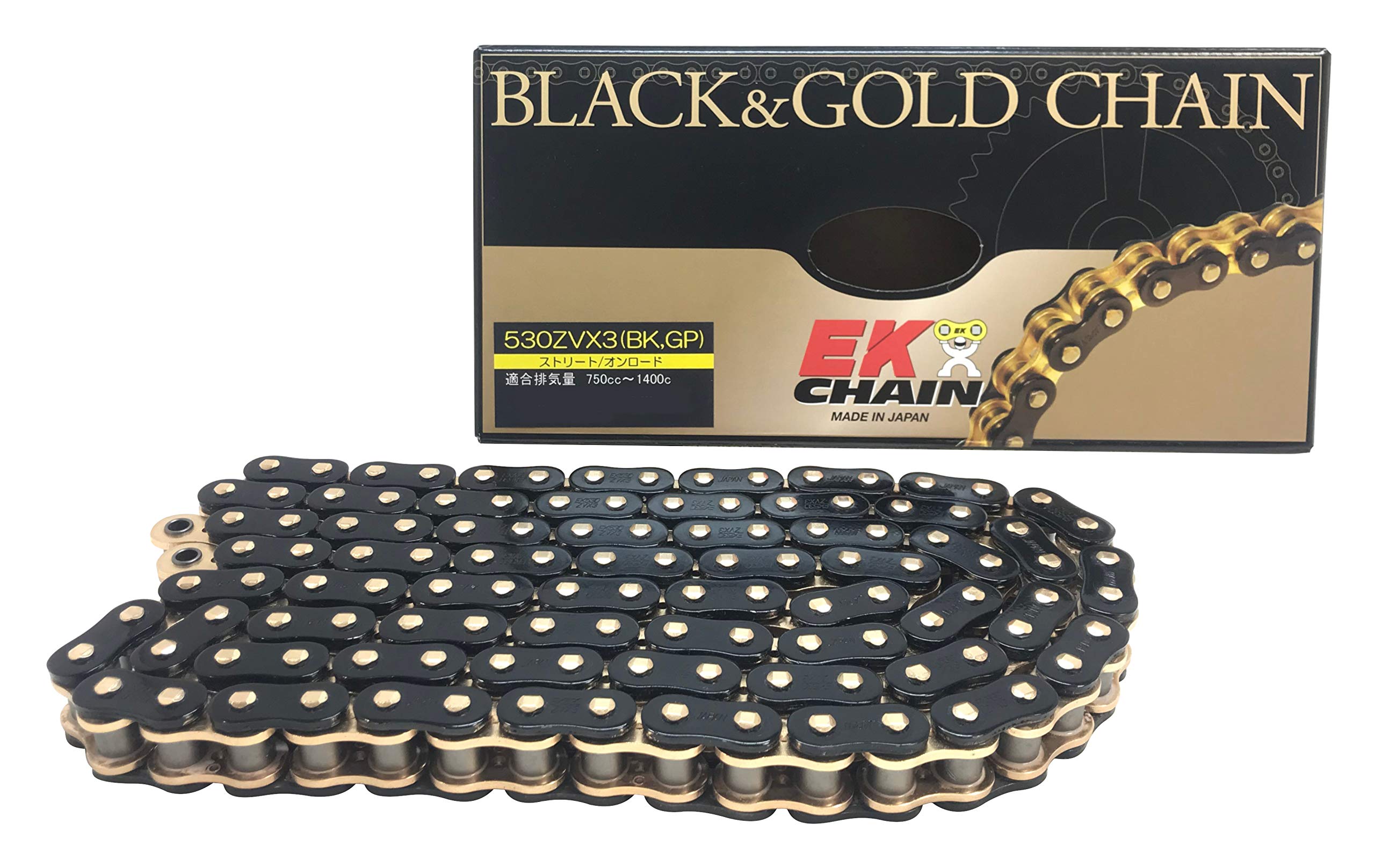 

EK NX Ring Seal Chain Black Gold 110L 530ZV-X3 & [Caulking Joint]