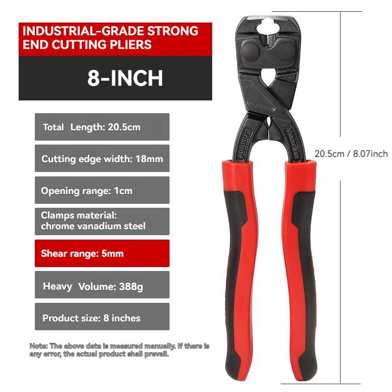 Top cutting pliers strong cutting steel wire iron wire nail flat head nail extraction pliers industrial grade cutting pliers