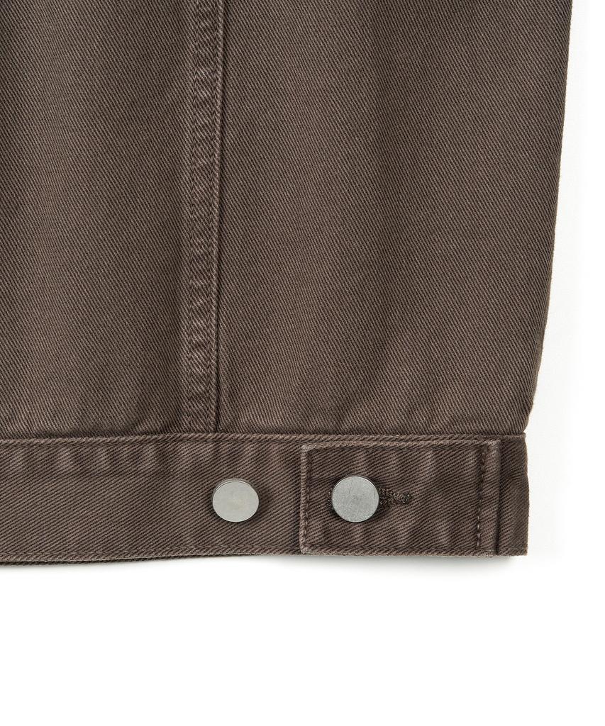 Excontainer Washed Cotton Trucker Jacket (Washed Brown)