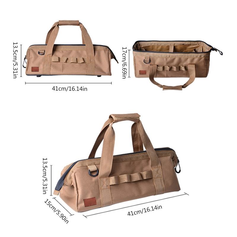 Multifunctional Camping Tool Bag Foldable Storage Box Wide Mouth Large Capacity Storage Bag Multi Purpose Carry Bag