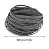 120Ft PE Gradient Flat Synthetic Rattan Material Roll Handmade Weaving Rope Repair Furniture Bed Sofa Chair Table Basket