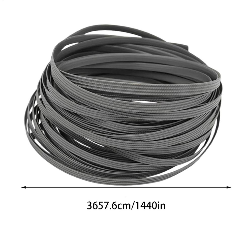 120Ft PE Gradient Flat Synthetic Rattan Material Roll Handmade Weaving Rope Repair Furniture Bed Sofa Chair Table Basket