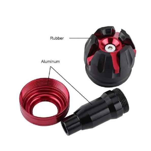 1 st Motorcykel Ram Slider Kraschskydd Kollisionsfallskydd Anti-kraschkåpor M10 10 mm Skruv Universell Motocross Motorcykel