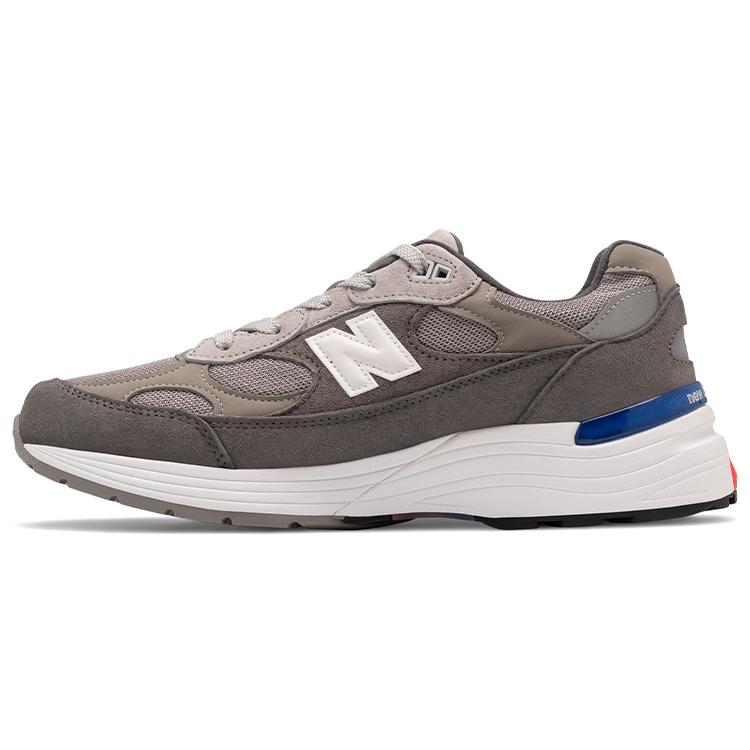 New Balance 992 Grey Blue Red
