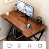 Small Computer Desk for Small Spaces Writing Table with Stand Keyboard Tray Monitor Storage for Home Office Laptop Table