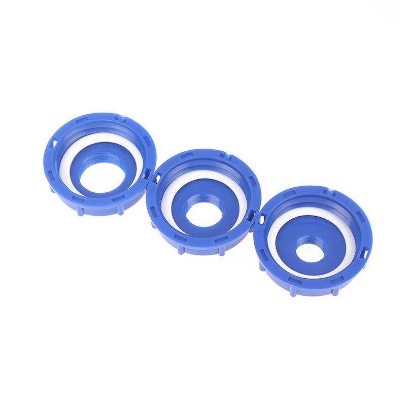 Blue Durable Ibc Water Ibc Tank Fitting S60X6 Thread To 1/2" 3/4" 1" Garden Hose Connector Ibc Tank Valve Replacement Adapter