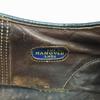 60s-70s Vintage HANOVER Long Wingtip Black Size 10B/AA 26.5-27.5cm Men's(USED)