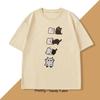 Funny Black Cat T-shirt Women Street T Shirt Fashion Casual Clothing Crewneck Breathable Tshirt Graphic Tees