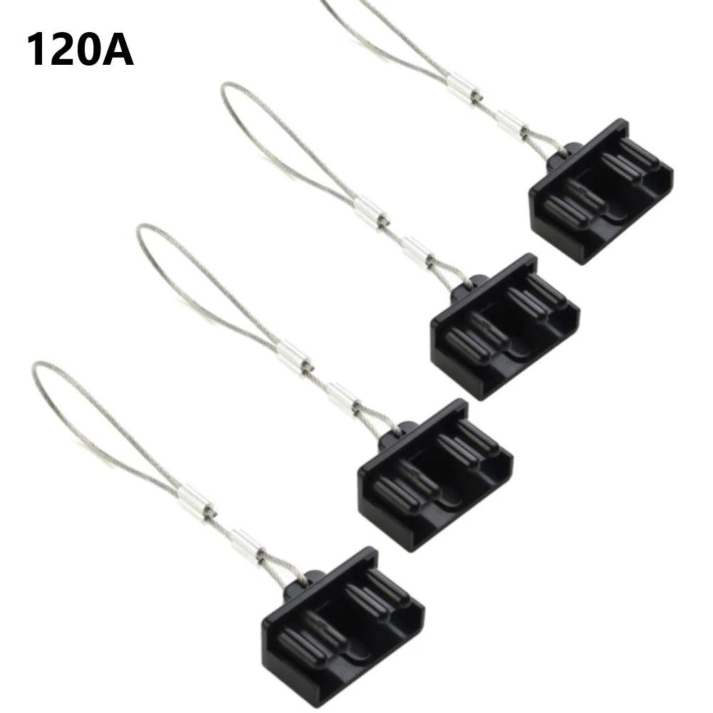 4PCS Battery Terminal Cap Covers For 120AMP Connectors Designed For Caravan Forklift Tractor Sports Car And Industrial Use