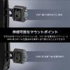 SmallRig Camera Side Handle with Positioning Extendable Aluminum 36mm Vertical 4346 1/4" & 3/8" Screws, Mount, Alloy, Adjustment, Left/Right Use,