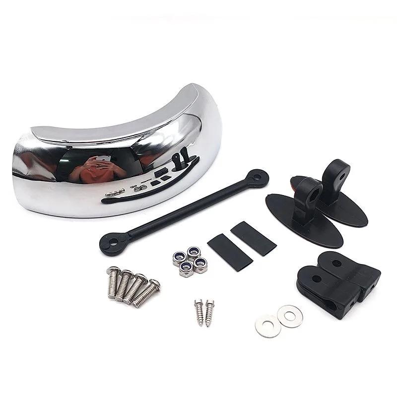 

New Motorcycle Front Gear Wind Wide-angle Rearview Mirror Large Field of View Blind Spot 180 Degree Reflective Reversing Mirror