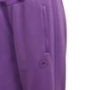 Adidas Solid Color Letter Print Logo High Waist Joggers Women Bottoms Purple HM3846