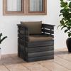 Day and Night - Day and Night Garden Armchair with Pine Wood Cushions