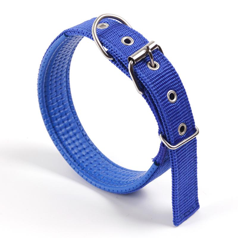 

1Pcs Pet Dog Collar High Quality TPU + Nylon Waterproof Deodorant Resistant Dirt Easy Clean Pet Supplies 1 синий