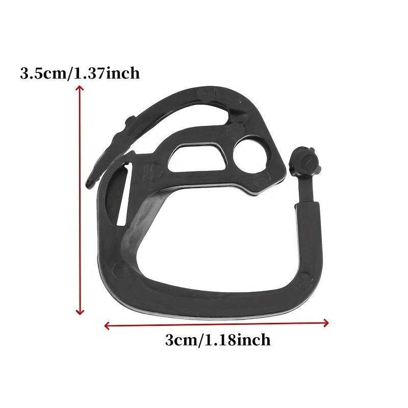 Durable Black Plastic Sunshade Cloth Clips, Easy-to-Use Lock Clips for Greenhouse Shade, Agriculture, Outdoor Canopy, Curtains, Patio, Balcony