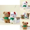 Adorable Teddy Bear Plush Toy With Scarf And Keychain For Kids And Adults