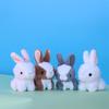 Ultrasoft Stuffed Animal Plush Bunny Rabbit Toy for Kids Girl Lovely Animal Doll Baby Toy Plushie Handbag Ornament Pendant