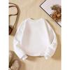 Kids Sweatshirt Creative Letter Pattern Fashionable Casual Crew Neck Sweatshirt Is Suitable for Daily Party Holiday Gifts
