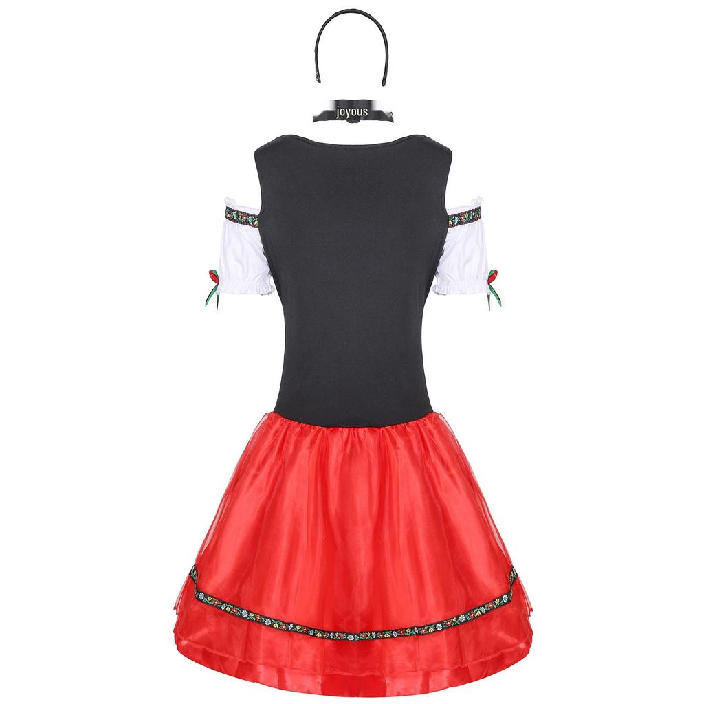 German Oktoberfest Sexy Waitress Dress - Halloween Maid & Stage Costume (S-XXL)