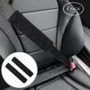 Soft Car Seat Belt Cover, Seat Belt Shoulder Pads, 2 Pieces, More Comfortable To Drive, Compatible with All Cars and Backpacks, Black