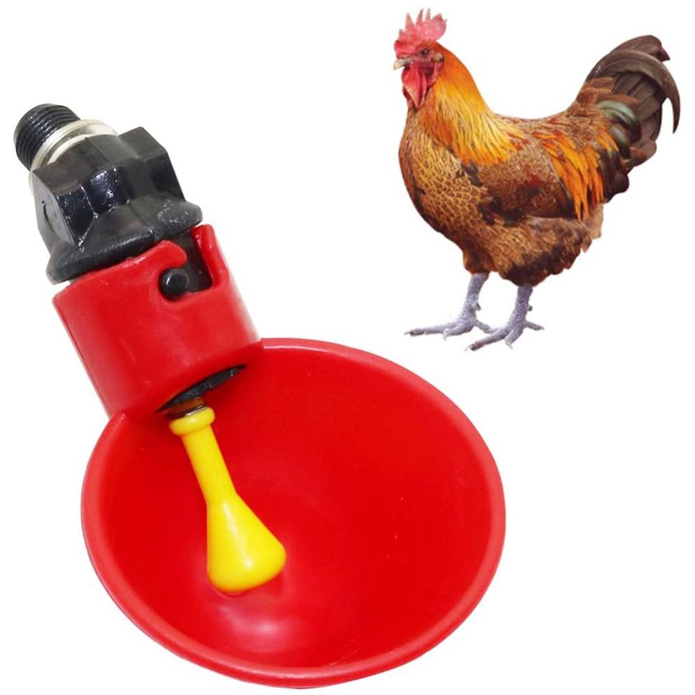 5PCS Automatic Drinker Poultry Drinking Water Cups Plastic Drink Bowl for Poultry Chicken Birds Hen