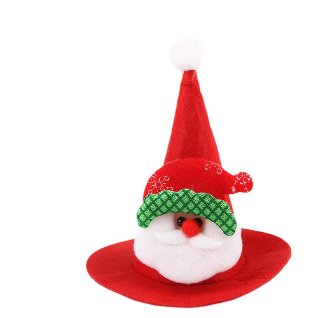 Pet Christmas Hat for Small Dogs Cats Headgear Cat Headwear Dog Santa Hat for Festival Xmas Parties