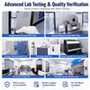 12X12inch Large Size Industrial Lint Free Cleanroom Wiper Kit Polyester Microfiber Wipes Cloth for Biopharmaceutical