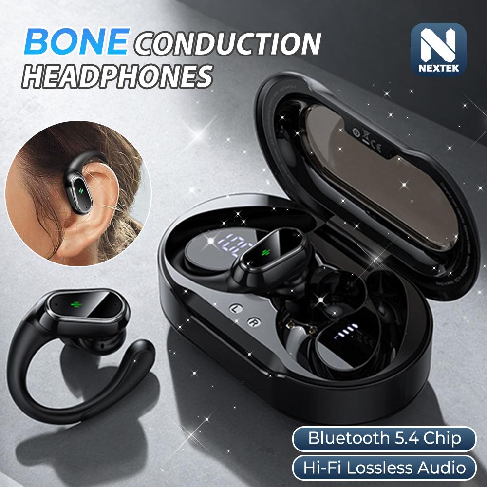 Wireless Earbuds, Bluetooth 5.4 Headphones Sport, 50Hrs HiFi Stereo Deep Bass Over-Ear Buds with ENC Noise Cancelling Mic, IP7 Waterproof