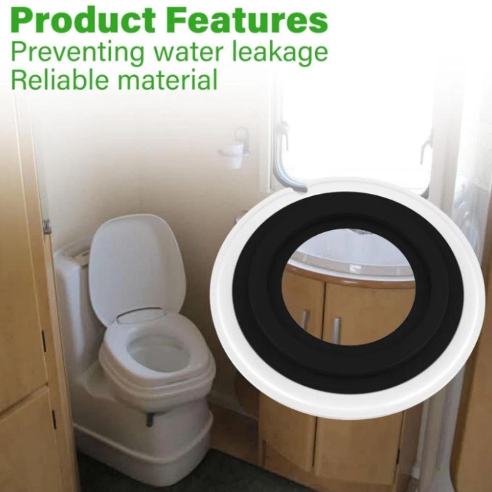 Black, White RV Toilet Seal Kit Heavy Duty Toilet Seal Compatible Toilet Seal Heavy-Duty Material Innovative Design China Mainland