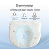 Baby Head Shaping Pillow: Pure Cotton, Breathable Neck Support, Ideal for 0-12 Months To Prevent Plagiocephaly.
