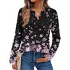 Women's Printed Long Sleeve Shirts Elegant Casual Tops Trendy Shirts Tops