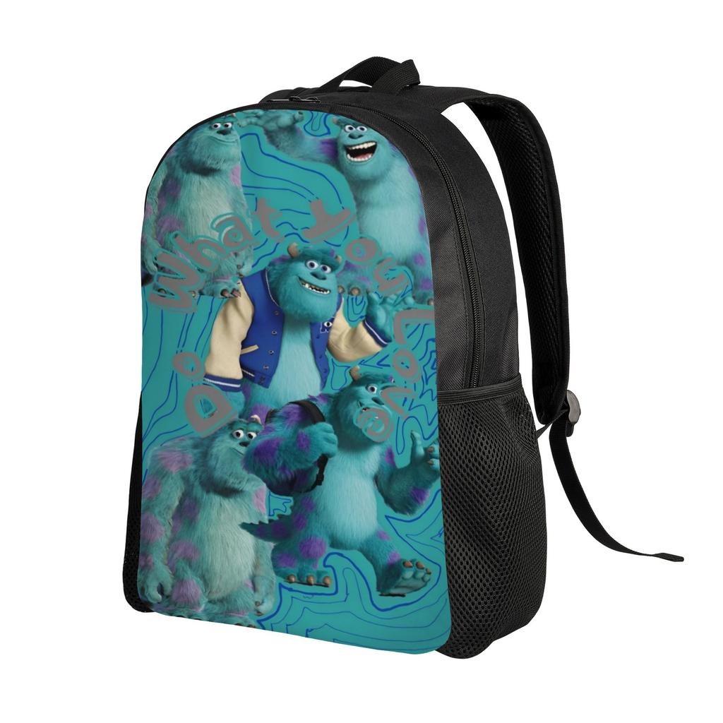 Monsters University Backpack Sullivan Sulley Mike Streetwear Backpacks Men Daily Durable School Bags Design Rucksack
