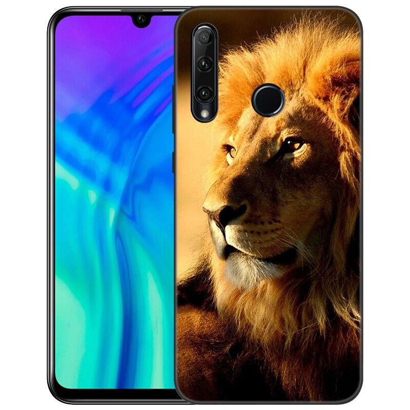 Husă Telefon Animal Leu Tigru Pentru Huawei Honor 7A 8A 9X 20 Pro 8 10X Lite 9A 8C 9C 20E 7S 8S 20S 8X 10i 20i 30i Husă Moale Neagră