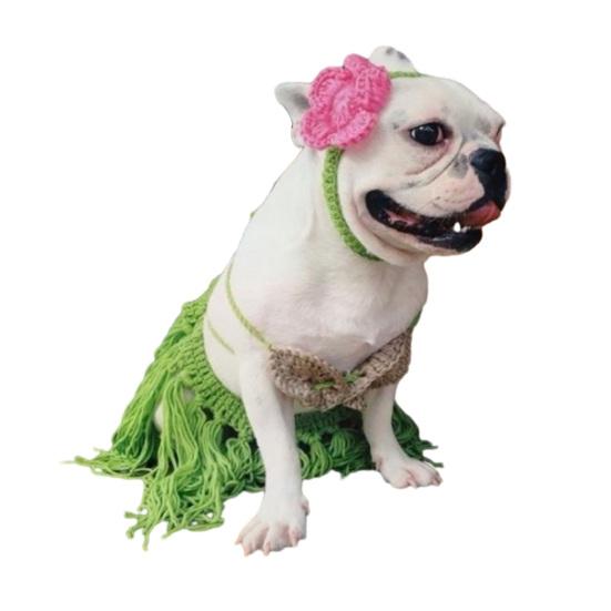 Dog Belly Dancer Skirt with Bikini Lightweight Comfortable To Wear Cats Dogs