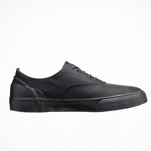 Nissin Rubber Hyper V AC-01 Casual Sneakers, Men's, Black, Size 26.5 cm, 3E, Simple Design, Non-Slip, Lightweight, For On and Off-duty Use