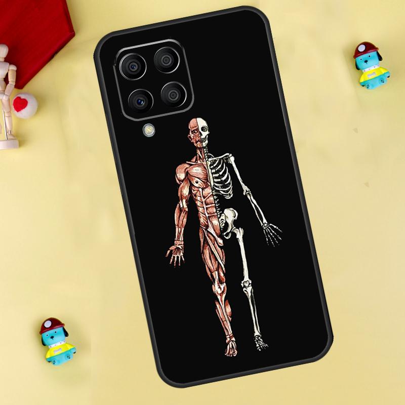 Skeleton Art Case For Samsung Galaxy M35 M55 M15 M11 M12 M13 M14 M06 M16 M36 M56 M31 M53 M32 M52 M34 M54