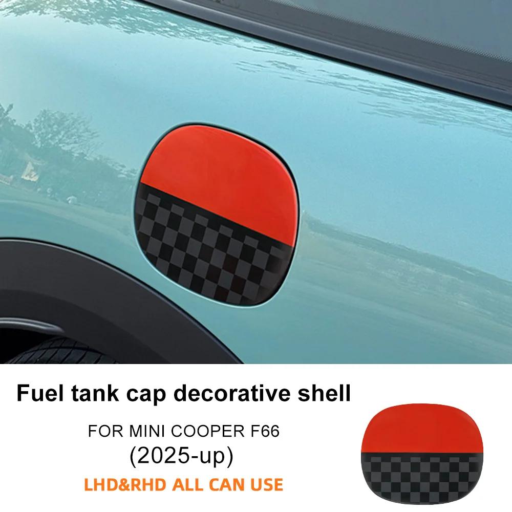 For MINI Cooper F66 2025 2026 Car Fuel Tank Cap Cover Case Housing Trim Sticker Car Styling Decoration Accessories ABS.