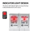 Delixi RT18-32X Holder Indicator Light Rail Mounted10×38mm Fuse Base Circuit Protection 500V AC Industrial Grade Electrical Fuse Relays 5