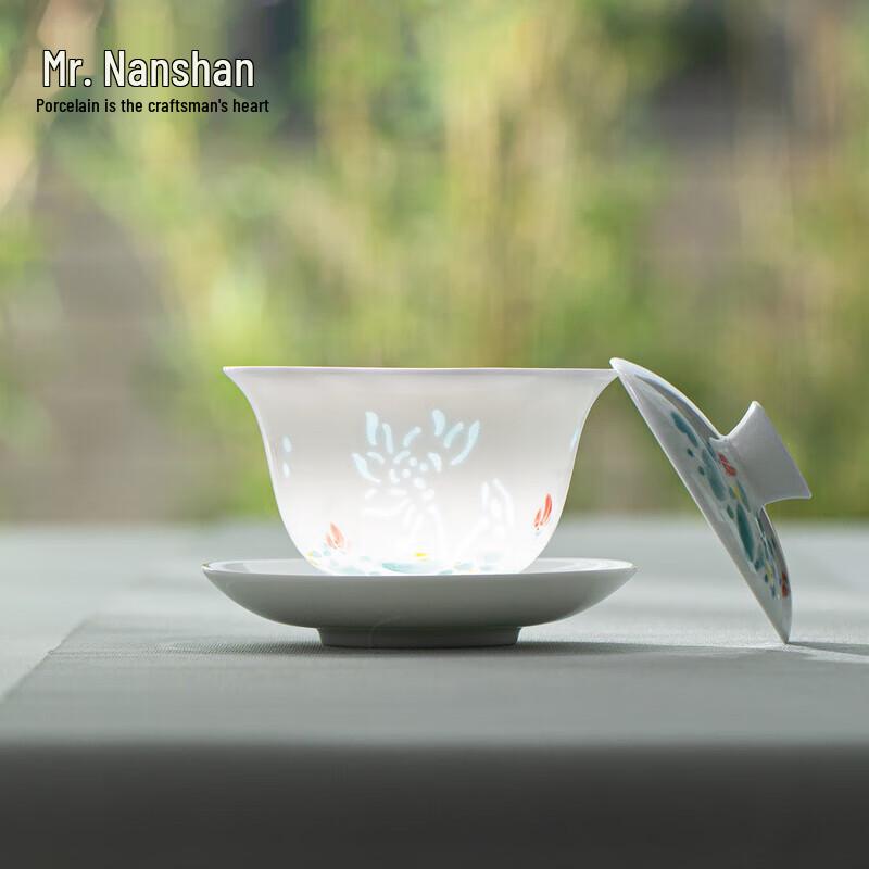 Изысканный ручной росписи керамический кунфу гайвань