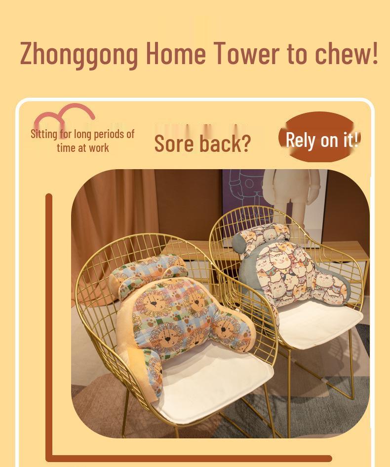 Retro Style Headboard Cushion: Soft Lumbar Support Pillow for Bed & Sofa