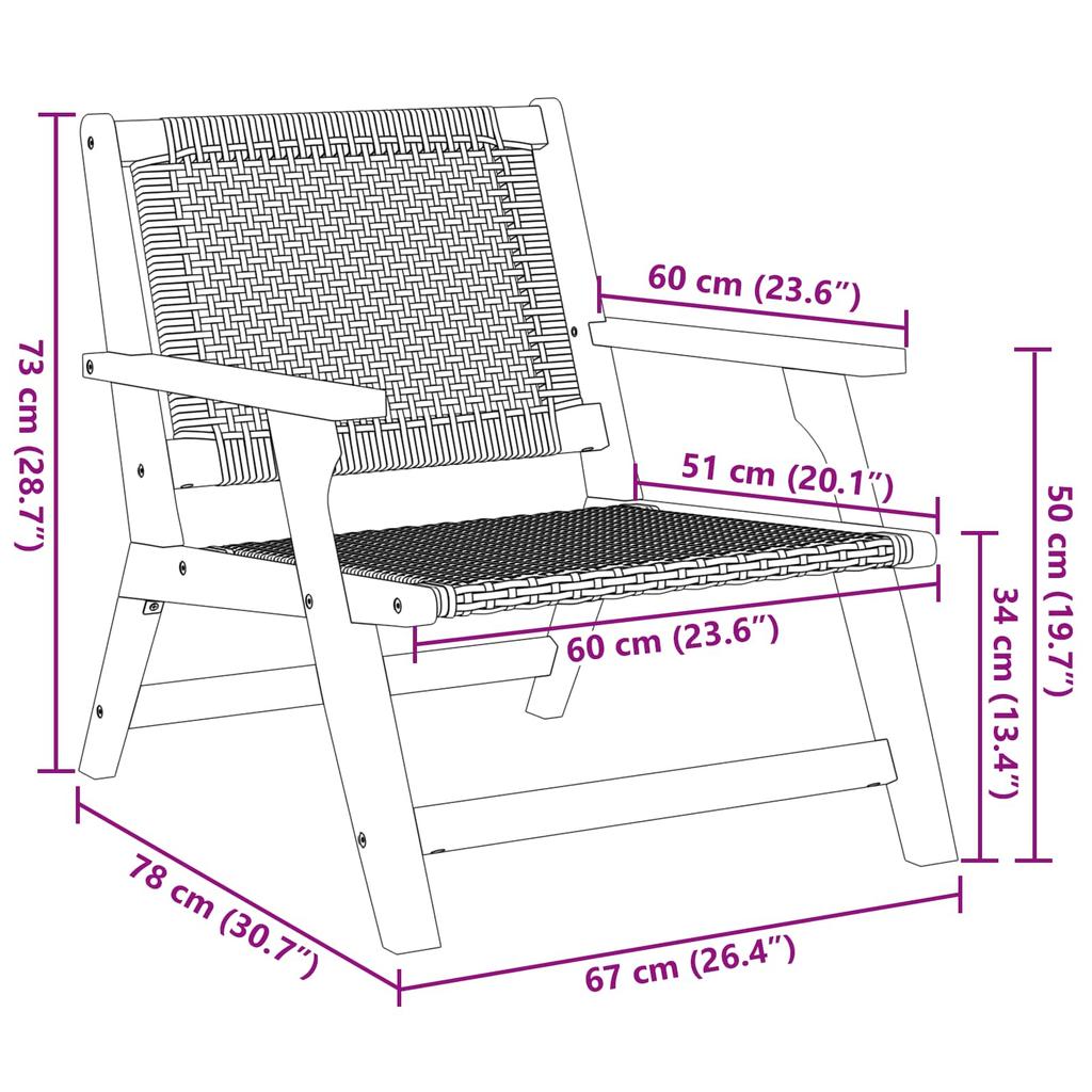 Garden Furniture 2 Pcs Grey 67 X 78 X 73 Cm Solid Acacia Wood