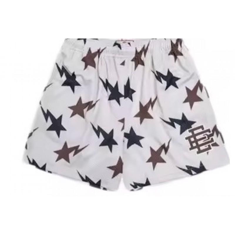 Eric Emanuel EE Herren Mesh Fitnessshorts Atmungsaktiv Jogging Training Lässige Sportbekleidung
