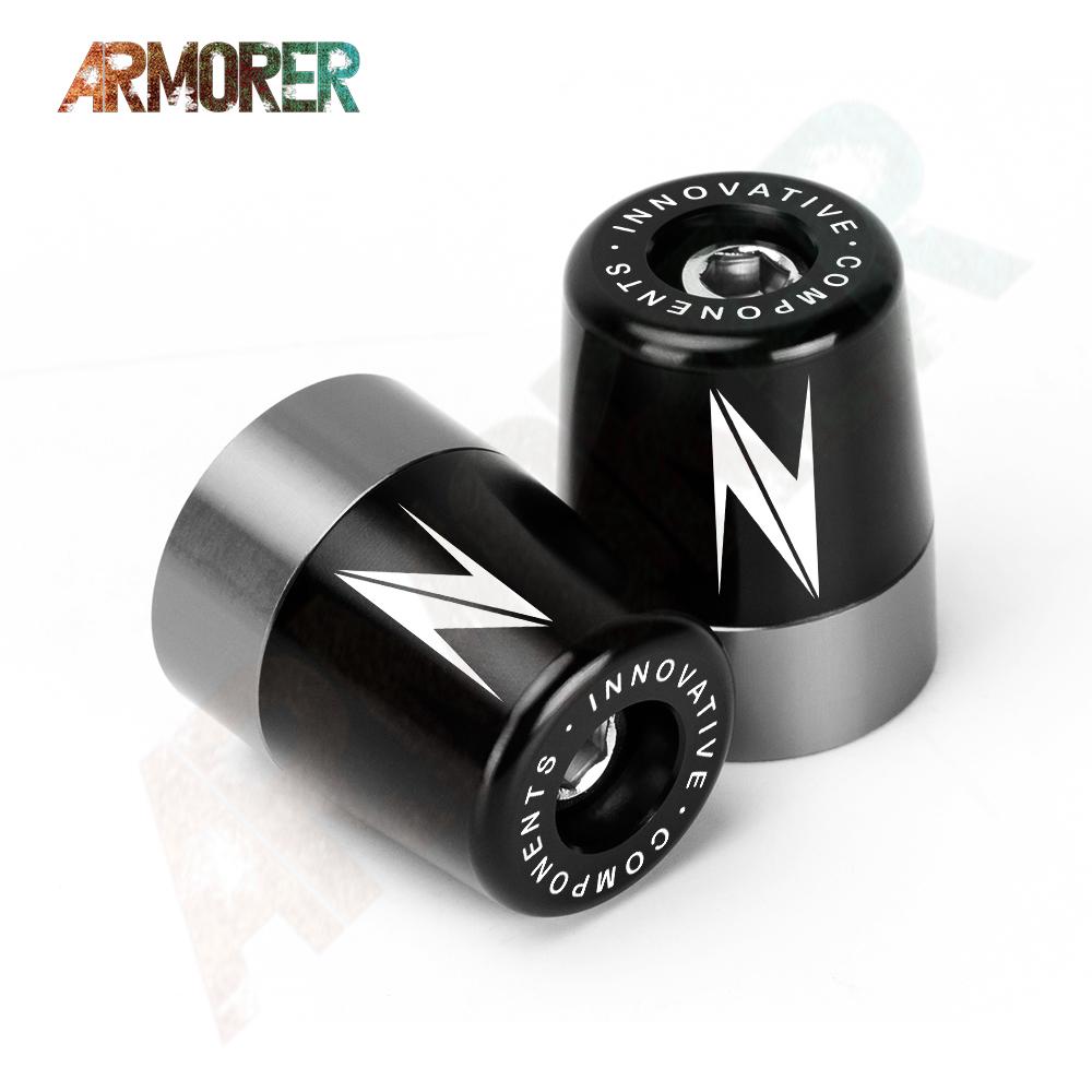 Motorcycle Handlebar Grips Handles Bar End Plug Cap Accessories For Kawasaki Z250 Z300 Z400 Z650 Z650RS Z750 Z800 Z1000