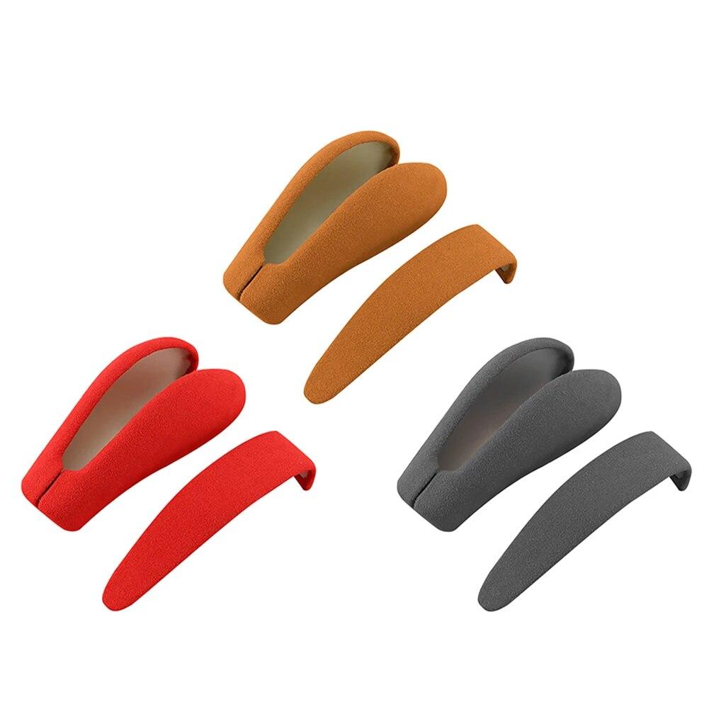 Auto Wildleder Leder Textur Getriebe Shift Panel Rahmen Schaltknauf Abdeckung Kopf Trim für Porsche Cayenne 2004-2009