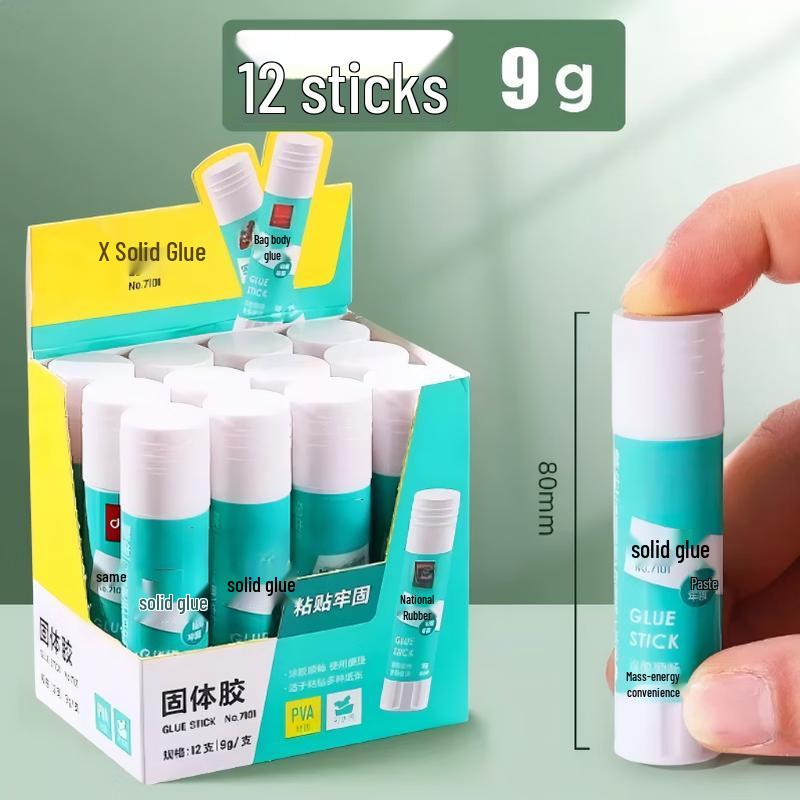 Deli 9g Strong Glue Sticks - 12 Pack