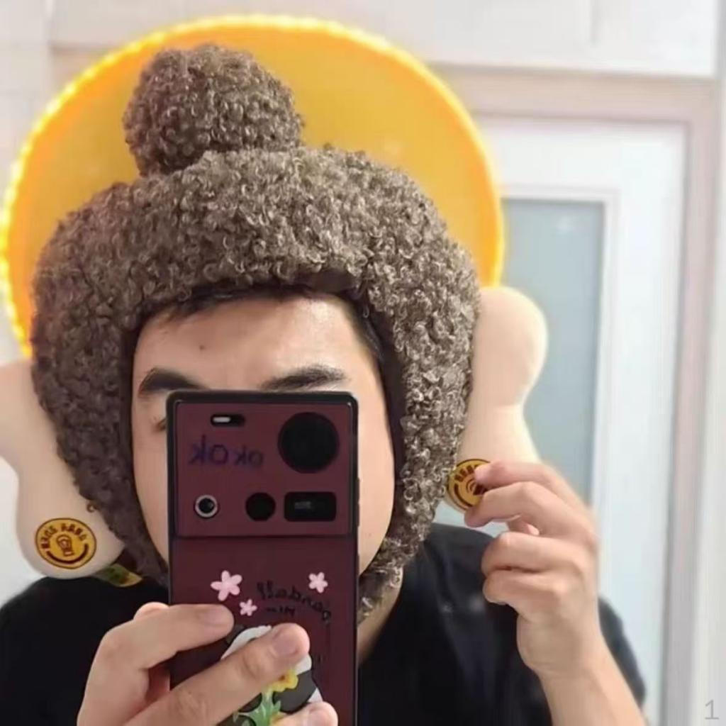 

Шляпа в виде головы Будды, реквизит для вечеринки, наряд, культурный сувенир, забавный головной убор