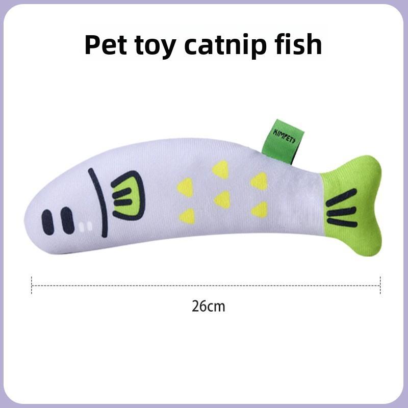 Cat Toys for Self-entertainment and Boredom, Catnip Simulation Fish, Little Cat Teeth Grinding and Cleaning, Cat Toys, Pet Cat Supplies